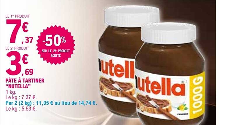 PÂTE À TARTINER “NUTELLA”