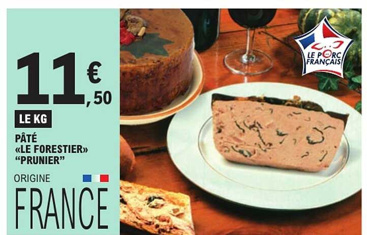 PÂTÉ «LE FORESTIER» “PRUNIER”