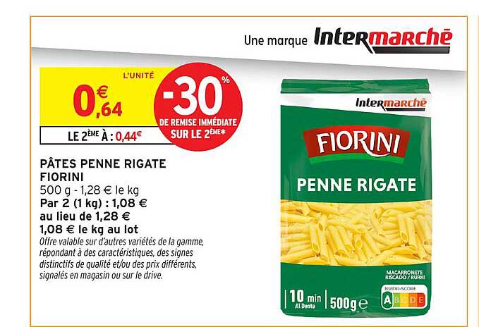 PÂTES PENNE RIGATE FIORINI