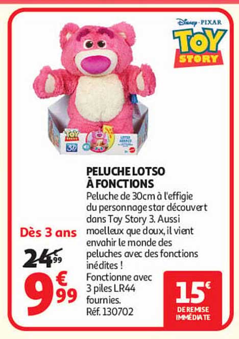 PELUCHE LOTSO À FONCTIONS