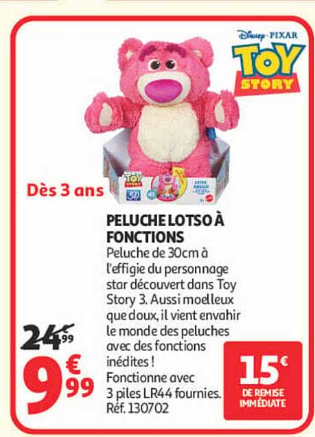 PELUCHE LOTSO À FONCTIONS