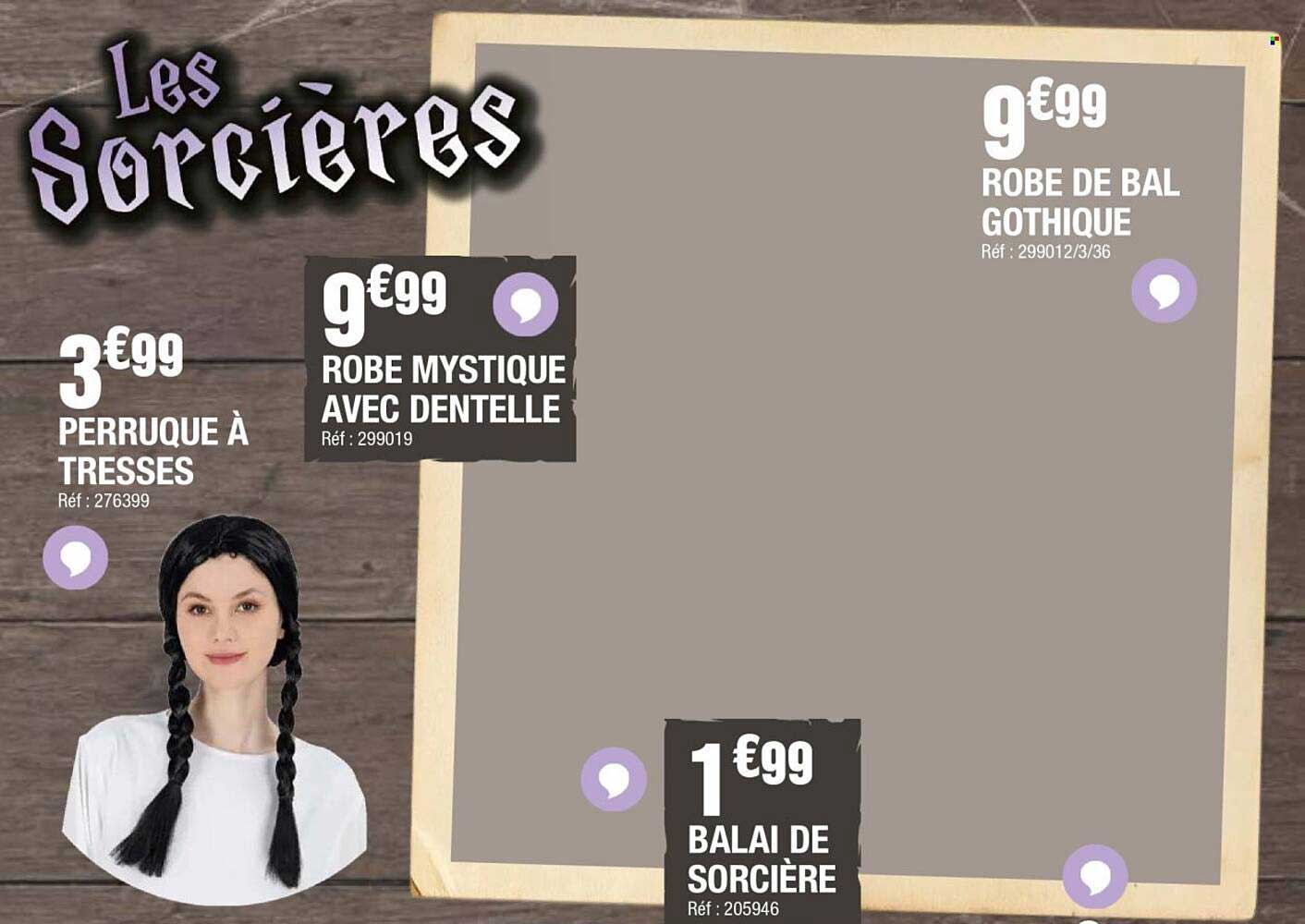 PERRUQUE À TRESSES