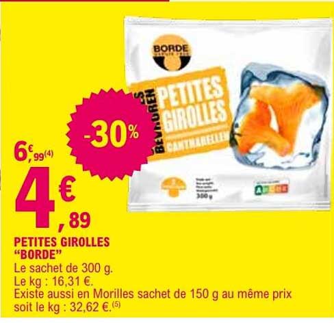 PETITES GIROLLES "BORDE"
