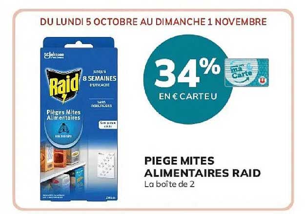 PIEGE MITES ALIMENTAIRES RAID