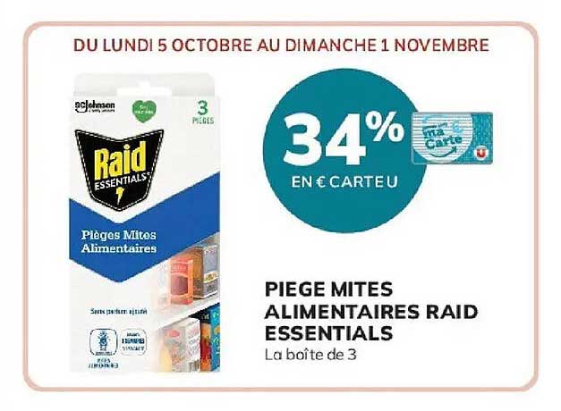 PIEGE MITES ALIMENTAIRES RAID ESSENTIALS