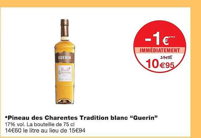 Pineau des Charentes Tradition blanc “Guerin”