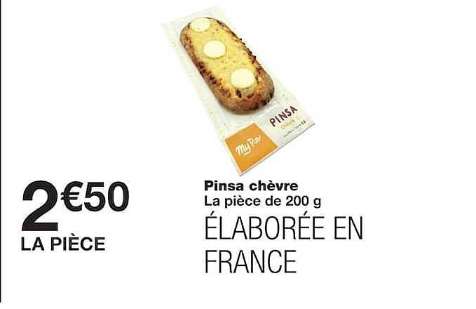 Pinsa chèvre