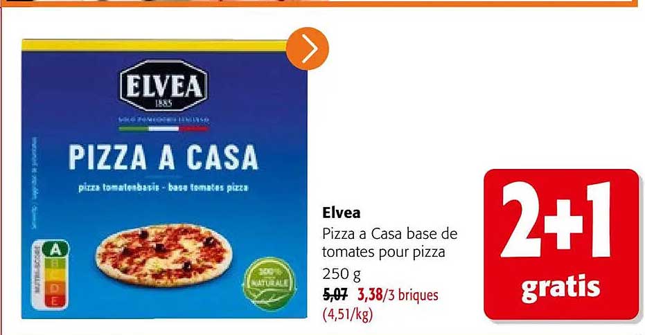 Pizza a Casa base de tomates pour pizza 250 g