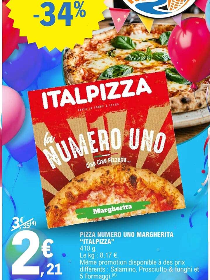 PIZZA NUMERO UNO MARGHERITA “ITALPIZZA”