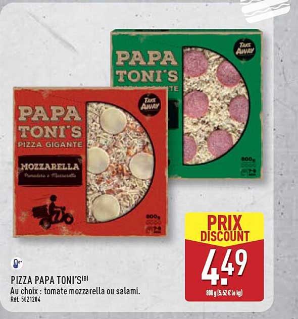 PIZZA PAPA TONI'S(B)