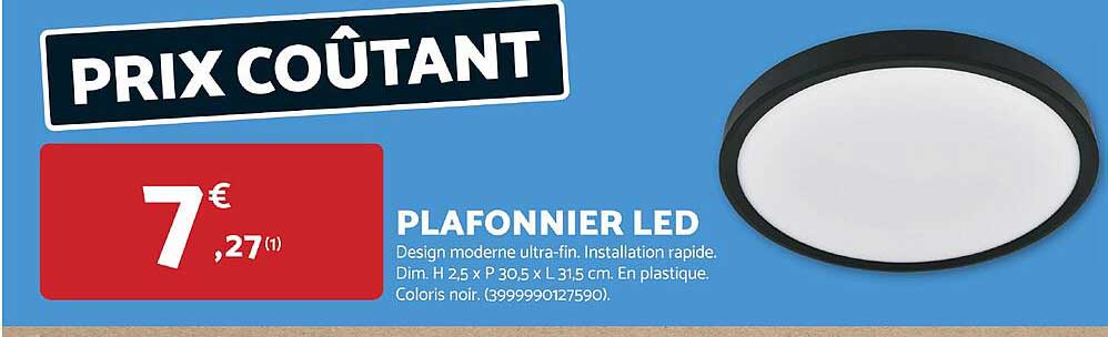 PLAFONNIER LED
