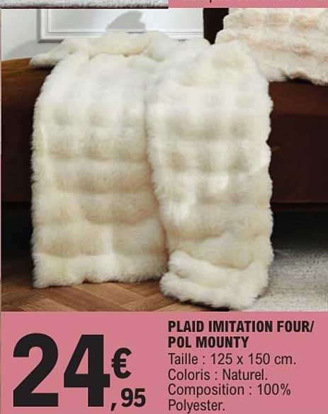 PLAID IMITATION FOUR/ POL MOUNTY