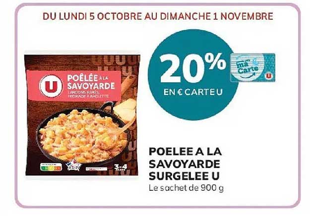 POELEE A LA SAVOYARDE SURGELEE U