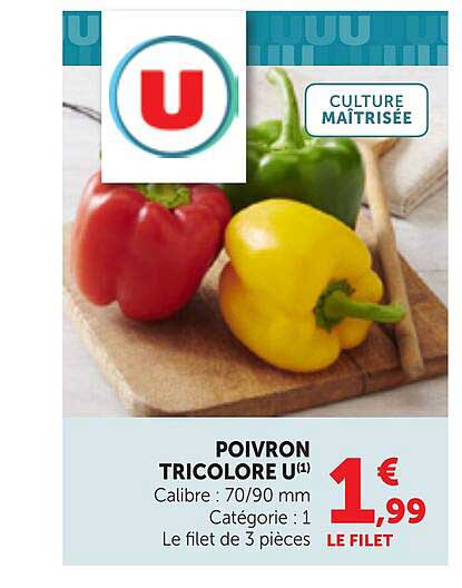 POIVRON TRICOLORE U(1)