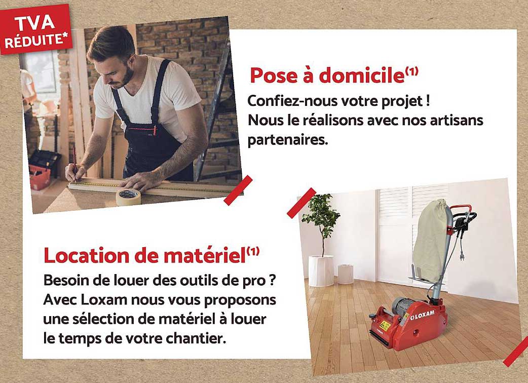Pose à domicile