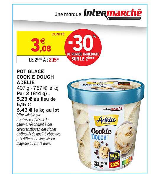 POT GLACÉ COOKIE DOUGH ADÉLIE