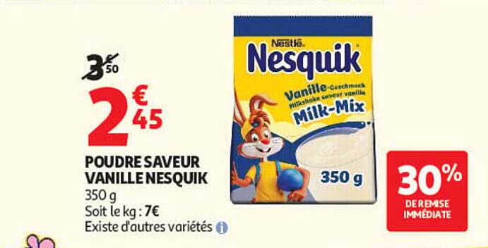 POUDRE SAVEUR VANILLE NESQUIK