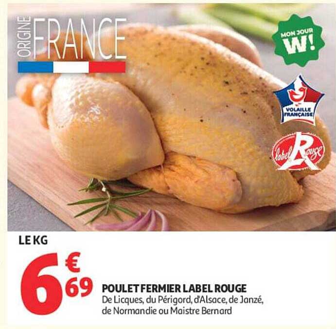 POULET FERMIER LABEL ROUGE