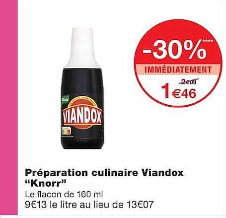 Préparation culinaire Viandox "Knorr"