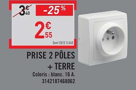 PRISE 2 PÔLES + TERRE