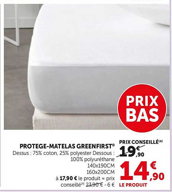 PROTEGE-MATELAS GREENFIRST®