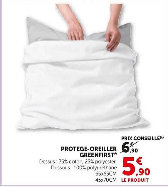 PROTEGE-OREILLER GREENFIRST