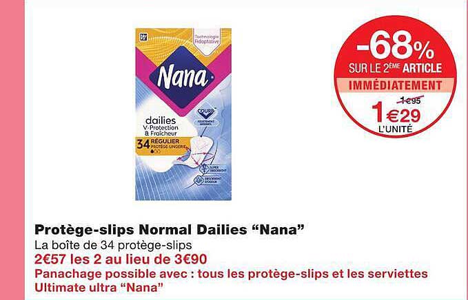 Protège-slips Normal Dailies “Nana”