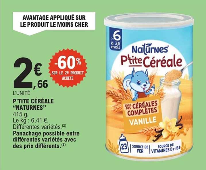 P'TITE CÉRÉALE "NATURNES"