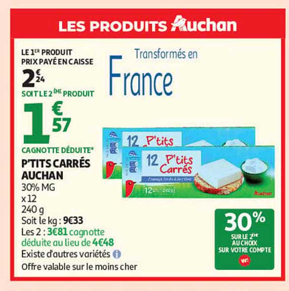 P'TITS CARRÉS AUCHAN