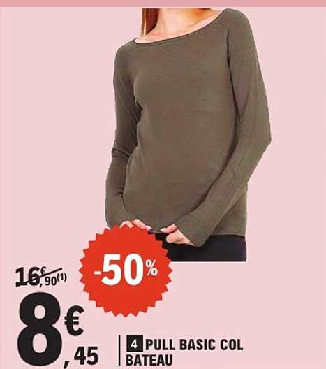 PULL BASIC COL BATEAU