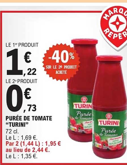 PURÉE DE TOMATE “TURINI”