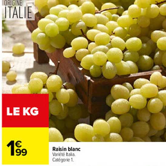 Raisin blanc