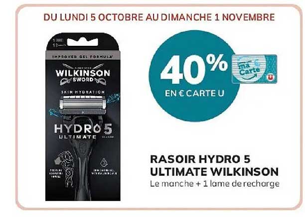 RASOIR HYDRO 5 ULTIMATE WILKINSON