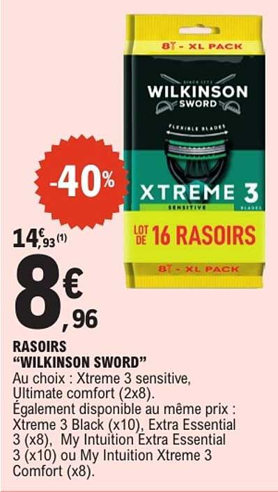 RASOIRS “WILKINSON SWORD”