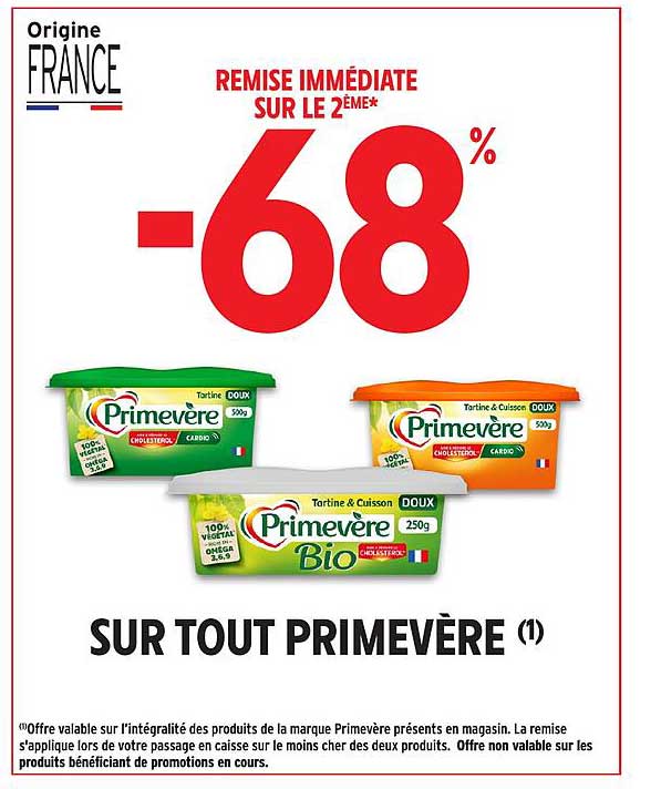 REMISE IMMÉDIATE SUR LE 2ÈME*