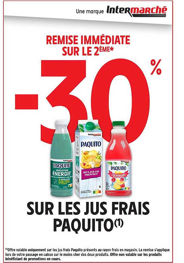 REMISE IMMÉDIATE SUR LE 2ÈME*