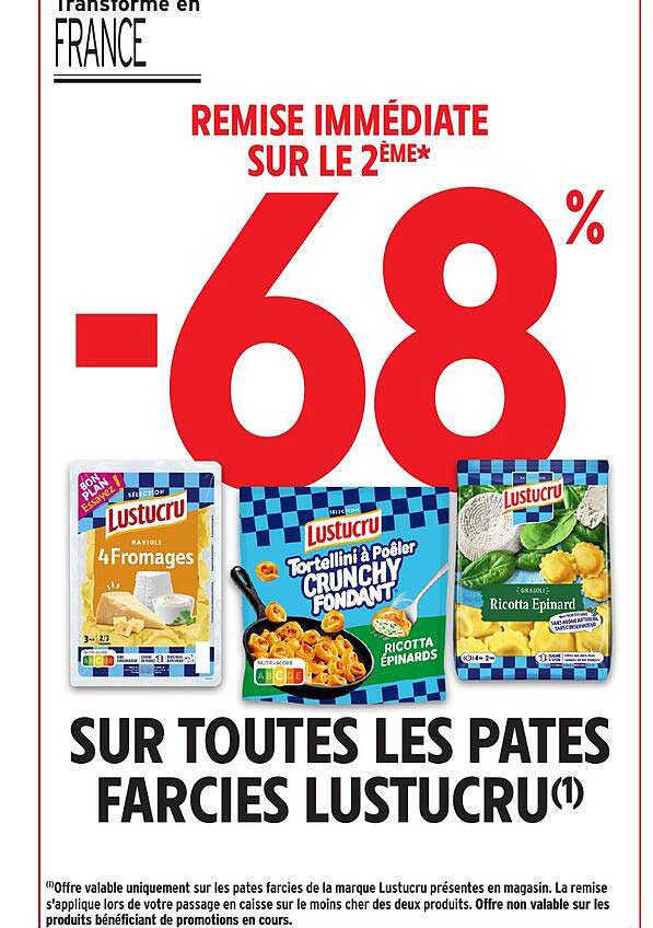 REMISE IMMÉDIATE SUR LE 2ÈME*