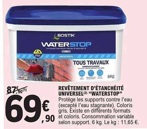 REVÊTEMENT D’ÉTANCHÉITÉ UNIVERSEL (2) “WATERSTOP”