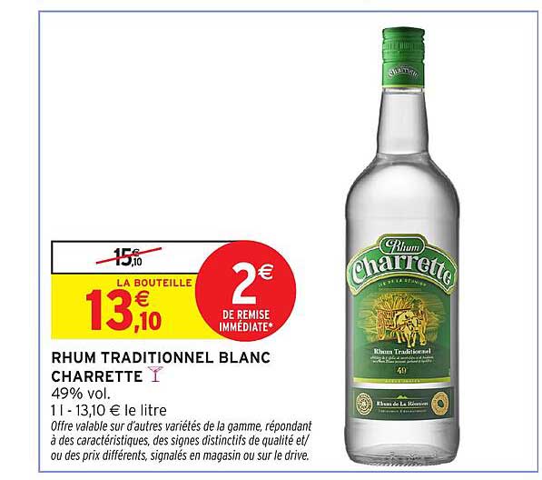 RHUM TRADITIONNEL BLANC CHARRETTE
