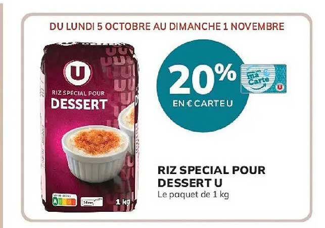 RIZ SPECIAL POUR DESSERT U