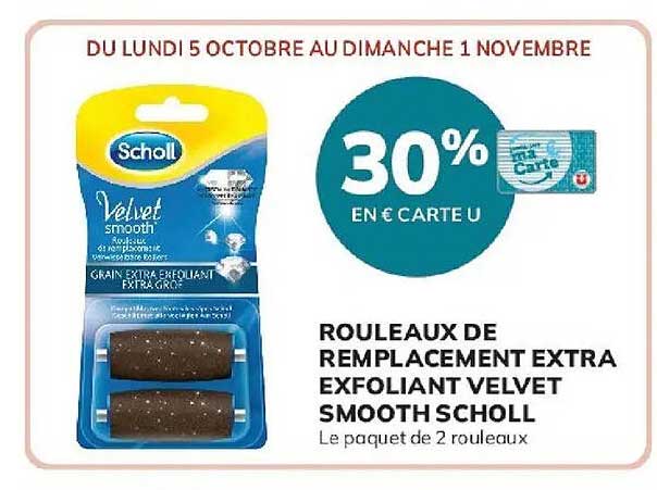 ROULEAUX DE REMPLACEMENT EXTRA EXFOLIANT VELVET SMOOTH SCHOLL