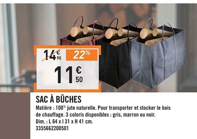SAC À BÛCHES