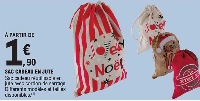SAC CADEAU EN JUTE