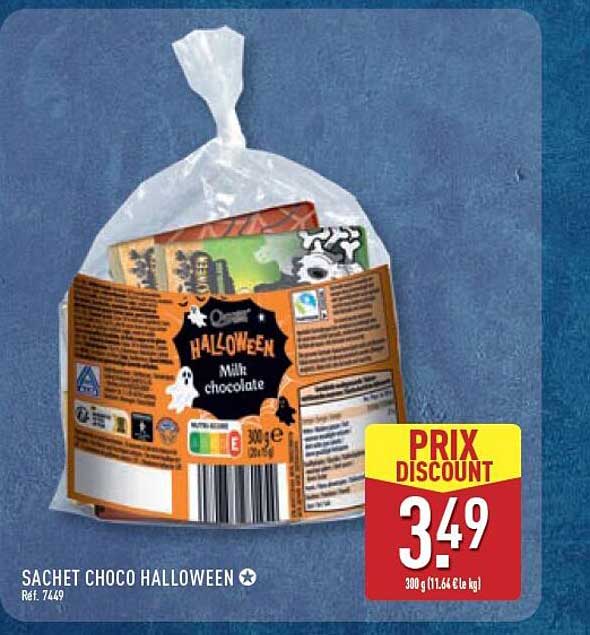 SACHET CHOCO HALLOWEEN