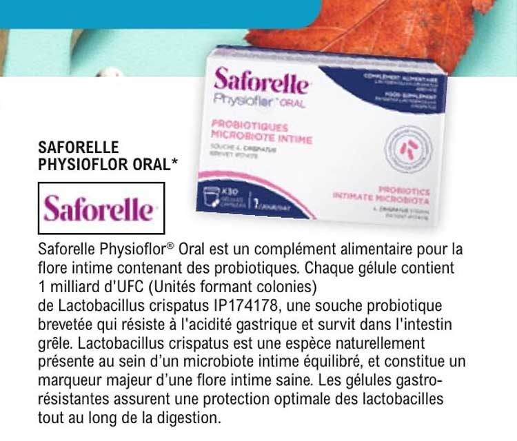 SAFORELLE PHYSIOFLOR ORAL*