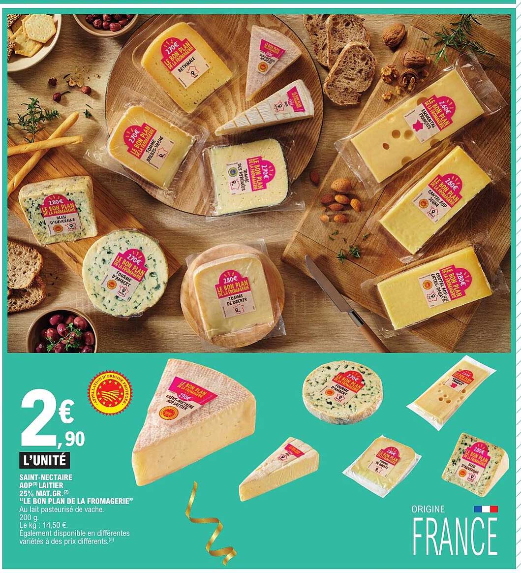 SAINT-NECTAIRE AOP LAITIER 25% MAT.GR. “LE BON PLAN DE LA FROMAGERIE”