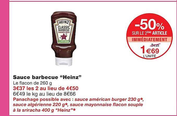 Sauce barbecue “Heinz”