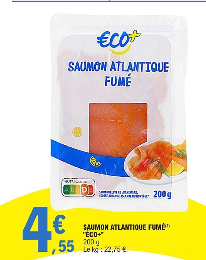 Saumon Atlantique fumé "ECO+"