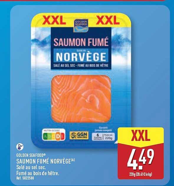 SAUMON FUMÉ NORVÈGE