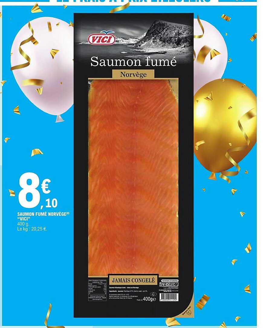 Saumon fumé Norvège «VICI»